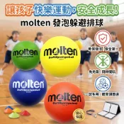 台灣現貨｜ MOLTEN 靜音 躲避球 足球 安全球 低彈跳 發泡球 靜音足球 STS21