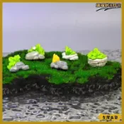 微縮創意石頭小草樹脂工藝擺件裝飾生態瓶園藝盆栽造景DIY可開發票✅瑞福居擺件館✨️臺北出貨✨️