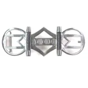 【DOKODEMO】成色極佳：愛馬仕途銳皮帶，搭配手工雕刻顏色鉻皮革皮帶扣。採用925 SV皮革製成，槍灰色飾面。附防塵袋。重量：74.7公克。男士款