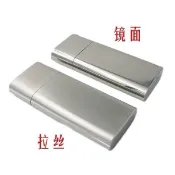 不銹鋼 煙盒 便攜式 雪茄盒 隨身 三支裝 密封 保濕 金屬 雪茄管 煙具 帶酒壺 雪茄用品 雪茄工具 雪茄配件