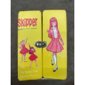 Mattel 美泰 芭比 Barbie skipper 盒子 衣櫃 手提衣櫥 vintage 古董 L