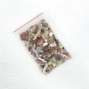 (店+)【御古齋】天然 七色石 水晶砂 粗砂 碎石 1公斤裝 消磁 淨化磁場 增補五行 0326