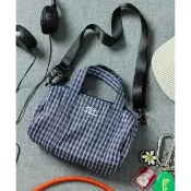 FREAK'S STORE x UMBRO 格紋條紋設計 Boston Mini Bag 迷你包单肩包&斜挎包