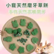 (店+)HW｜手工零食系列｜小寵天然原味磨牙草餅｜磨牙 草餅 兔子 天竺鼠 龍貓 零食