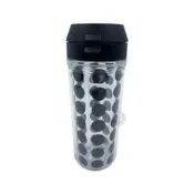 THERMOS 膳魔師 雙層輕水瓶 TP4107 黑皮TIME 92527