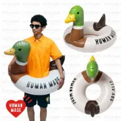 𝐌𝐫.𝐏𝐚𝐧𝐠𝐤𝐚©現貨❤️2025SS HUMAN MADE DUCK FLOAT 游泳圈 鴨子 動物 潮流 泳圈