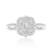 【AURORA 歐羅拉】GIA 50分 D VVS1 天然真鑽 PT950 鉑金台 鑽戒 風韻