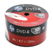 文具通OA物流網 【文具通】HP DVD-R 120MIN 4.7GB 16X 50片裝 裸包 A級 燒錄片 空白光碟片 B4010738