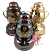 【佛之蓮】金普噴射型點香器 桌上型（JP-23-1／大款） 汽化式點香器 / 古色 金色 藍色火焰 青色火焰 金普點香器