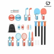 SHOW數位 DUX DUCIS Nintendo Switch 2 體感運動配件(25合1) 擊劍 網球拍 桌球拍 高爾夫球 律動綁帶 賽車方向盤