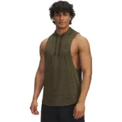 [全新正品] Under Armour Project Rock Hoodie Tank 圓弧挖背訓練 連帽背心