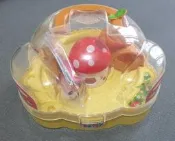 【丹尼爾小店】二手~SEGA TOYS SPOON PETS湯匙寶寶香菇小屋提盒