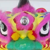 海浪樂器8寸兒童舞獅頭兒童舞獅子道具兒童獅子舞獅頭玩具