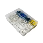 440 件套圈壓接工具電線套件端子連接器套管防止分叉強導電阻燃絕緣密封 AWG 10 12 14 16、2 4 1/0 
