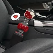 🔥限時下殺 Hello Kitty安全帶扣 安全帶插銷 卡通可愛汽車安全帶延長卡扣插頭高級感車后排安戴延長固定器