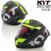 TT-COURSE TTC 選手彩繪 #E 消光黃 KYT 安全帽 入門款 輕量 全罩 眼鏡溝 鐵釦 舒適-23番