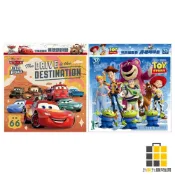 迪士尼 真聰明拼圖【九乘九文具】Cars Toy Story 拼圖 玩具總動員 汽車總動員 閃電麥坤 益智 桌上遊戲