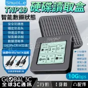 全球3C通訊 碩樂 ShuoLe TNP19-P SSD 2242 2230 讀取盒 數位液晶顯示狀態 UASP+TRIM加速