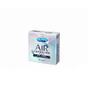 【Durex 杜蕾斯】AIR輕薄幻隱裝衛生套1盒(3入 保險套/衛生套/安全套/避孕套/避孕)