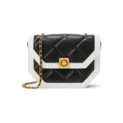 (店+)【CHARLES & KEITH】菱格鍊條信封包 單肩包 女款 小CK S號 黑色/紫羅蘭色/黃色 CK2-20671406
