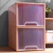 【HOUSE 好室喵】大桔子抽屜式收納整理箱65L-2入