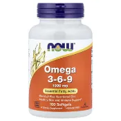 【iHerb】NOW Foods, Omega 3-6-9，100 粒軟膠囊