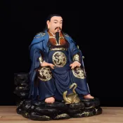 神像 佛像 供奉 真武大帝神像玄天上帝擺件道家玄武大帝北極真君祖師樹脂家用供奉 特賣Z