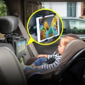 (店+)【喵呼嚕】汽車後座ipad支架 頭枕手機架 平板支架 IPAD車架 車用影音支架