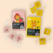 韓國 MYni x Kakao 萊恩 日東小熊 維他命C片 咀嚼片 維生素C 檸檬 維生素D 草莓108錠