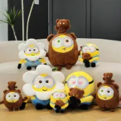 新款 Tim係列 神偷奶爸 小黃人 可愛兒童公仔 毛絨玩具 玩偶 生日禮物 兒童節 聖誕節