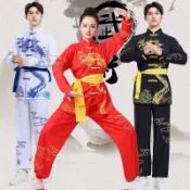 【WDF】端午划龍舟服裝，腰鼓舞龍舞獅打鼓廟會表演衣服套裝，武術服太極表演服，YZ