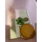 🔥快速出貨-奶茶色質感爬蟲厚磚 陸龜食盤爬蟲厚磚 底材 打造完美爬缸 冬暖夏涼  止滑磁磚 陸龜磨指片 10*10CM