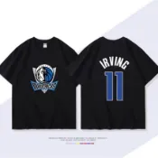 💖歐文Kyrie Irving厄文短袖純棉T恤上衣💖NBA球衣小牛獨行俠隊運動圓領棉T衣服T-shirt男T女籃球衣A2