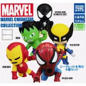 大賀屋 日貨 轉蛋 MARVEL Q版公仔 扭蛋 公仔 模型 扭蛋 擺件 收藏 擺飾 漫威 正版 L00011984