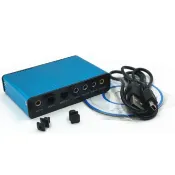 鋁合金USB 5.1 光纖 聲卡 電腦7.1聲道外置光纖聲卡 外接音效卡 變聲混音回音
