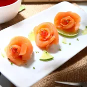 (店+)【華得水產】煙燻鮭魚片(250克)