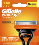 【DOKODEMO】P&G Gillette 吉列 Fusion 鋒隱系列替換刀片 8入