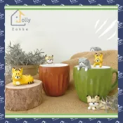 ✨現貨在台(出清不補) 日本DECOLE 野性貓科家族系列馬克杯 兔猻 野貓 山貓 辦公室 交換禮物 茶杯 咖啡杯