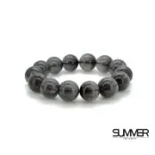 買1送2【SUMMER寶石】收藏級煙花黑超七手珠74.19g (15mm)買就送插座鹽燈+電動攪拌咖啡杯