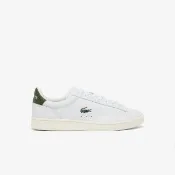 【LACOSTE】男鞋-Carnaby Set皮革運動休閒鞋(米白色)