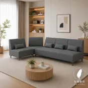 【UHO】台灣製 貓抓皮沙發組 單人/雙人/三人/轉角椅/貴妃椅/收納腳椅 WUSF-205