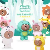 LINE明星｜台灣現貨 已絕版叢林熊大變裝鑰匙圈 熊大鑰匙圈