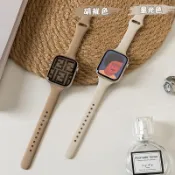 小蠻腰卡扣 矽膠錶帶 運動錶帶 適用 Apple Watch 12 11 10 9 8 7 6 手錶錶帶 Ultra4