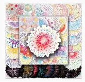 ☆汪汪鼠☆【50張】煙花 煙火 貼紙 防水貼紙 本本手帳塗鴉裝飾 生日禮物 聖誕節