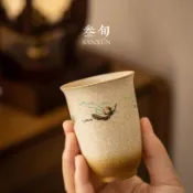敦煌飛天聞香杯 主人杯 茶杯陶瓷 家用品茗杯 高檔喝茶杯 個人專用 高杯型設計好握持 喬遷饋贈中式文創茶禮