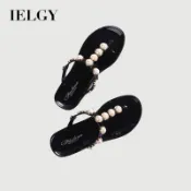 IELGY沙灘水晶人字拖女學生韓版平底