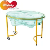 【Weplay】娃娃沙箱(透明綠) 沙灘玩具、玩沙工具箱 挖砂玩具 台灣製造的兒童領導第一品牌