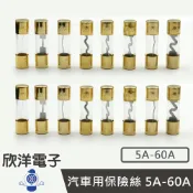 ※ 欣洋電子 ※ AGU 汽車用保險絲 5A-60A (2096) 汽車 電子材料 汽車玻璃管保險絲 汽車音響