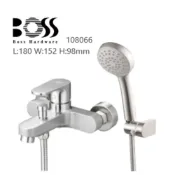 (店+)【BOSS 廚衛設備】BOSS 108066 304不銹鋼沐浴龍頭 不鏽鋼水龍頭 西班牙賽道陶瓷閥芯