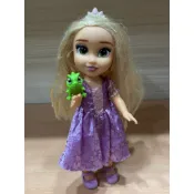 （二手玩具）正版 迪士尼 長髮公主 樂佩公主 Rapunzel 35公分 Q版公主 沙龍娃娃 公主娃娃 好市多玩具